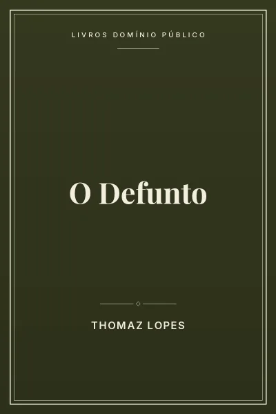 Capa do livro: O Defunto