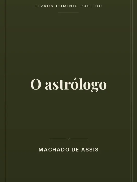 O astrólogo 1 Capa do livro O astrólogo