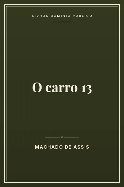 Capa do livro O carro 13