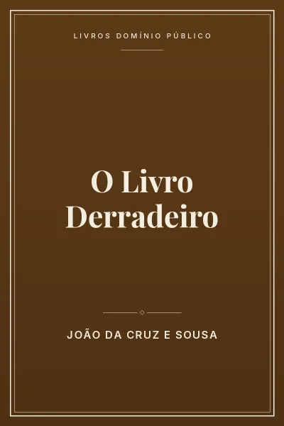 Capa do livro O Livro Derradeiro