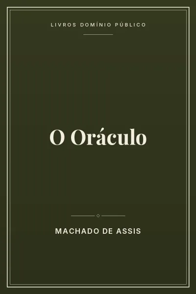 Capa do livro: O Oráculo