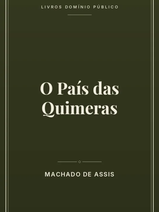 O País das Quimeras 1 Capa do livro O País das Quimeras