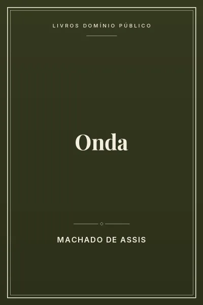 Capa do livro Onda