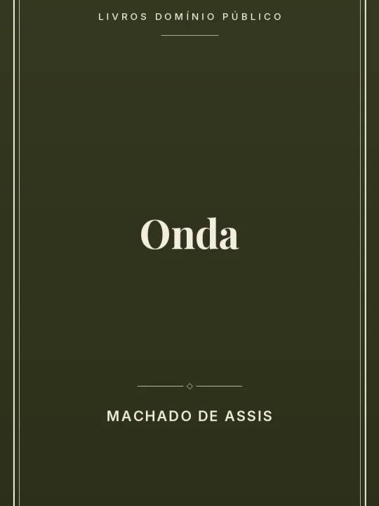 Capa do livro Onda