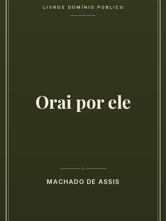 Capa do livro Orai por ele