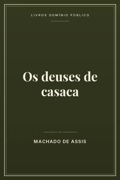 Capa do livro Os deuses de casaca