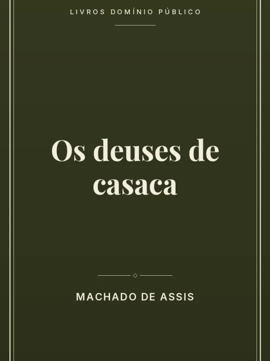 Os deuses de casaca 1 Capa do livro Os deuses de casaca