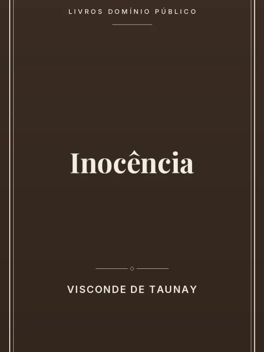 Inocência 1 Capa do livro Inocência