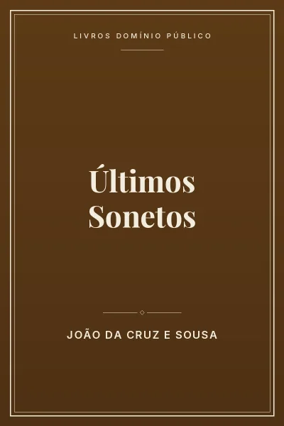 Capa do livro Últimos Sonetos