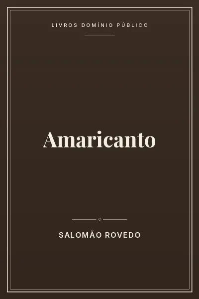 Capa do livro Amaricanto