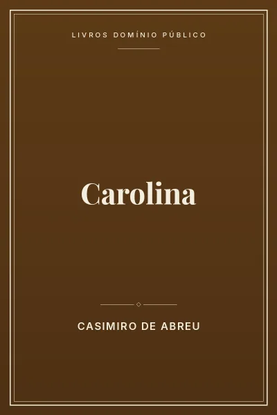 Capa do livro Carolina
