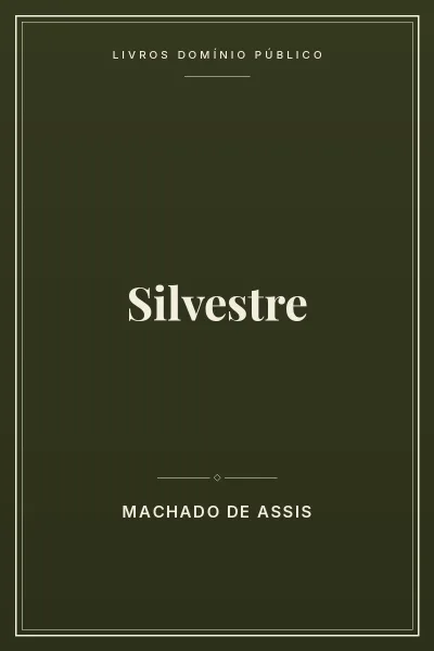 Silvestre 6 Capa do livro Silvestre