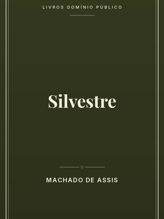 Capa do livro Silvestre