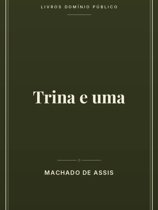 Capa do livro Trina e uma
