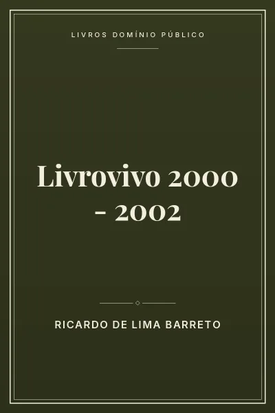 Capa do livro Livrovivo 2000 – 2002
