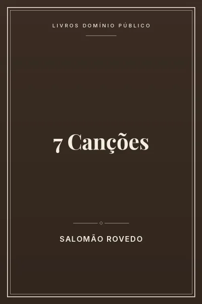 Capa do livro 7 Canções