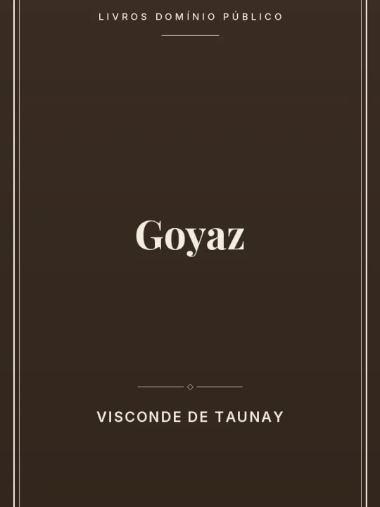 Goyaz 1 Capa do livro Goyaz